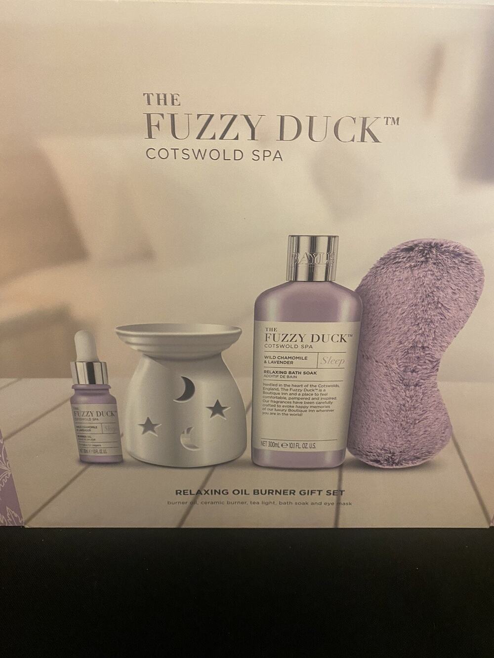 Baylis & Harding The Fuzzy Duck Cotswold Spa Wild Chamomile & Lavender Sleep new